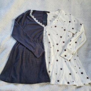 Sheilay Pullover Shirt w/Raglan Sleeves, Sz XL/2X, NWT